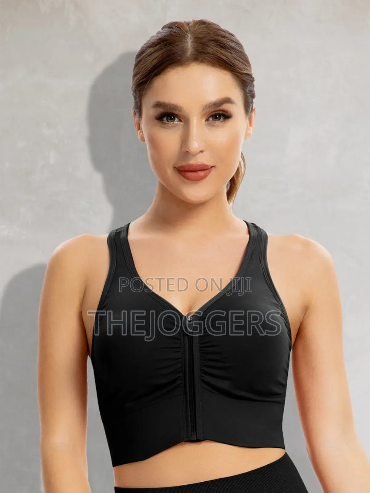 Yoga Sports Bras With Front Zipper