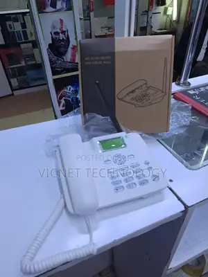 White Colour Huawei Cordless Landline Phone 4g Simcard