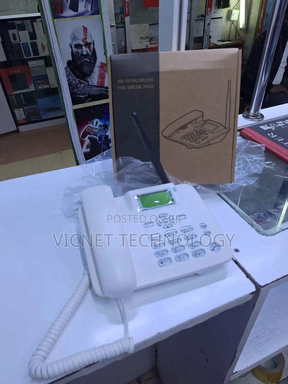 White Colour Huawei Cordless Landline Phone 4g Simcard