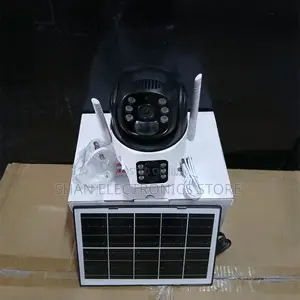 V380 Outdoor 4g Solar Powered PTZ Double Lens Smart Camera