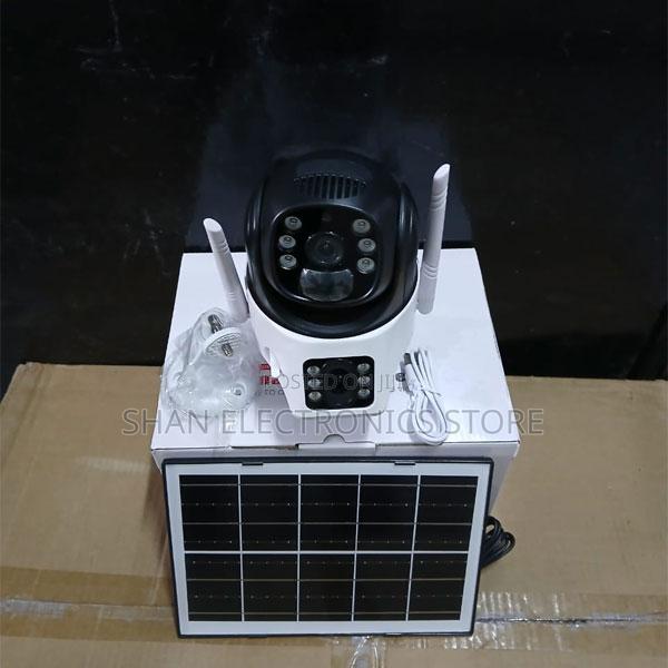 V380 Outdoor 4g Solar Powered PTZ Double Lens Smart Camera