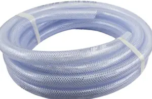 1/2 Inch by 50m Braided Clear Hose-Pipes "