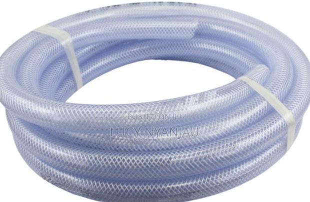 1/2 Inch by 50m Braided Clear Hose-Pipes "