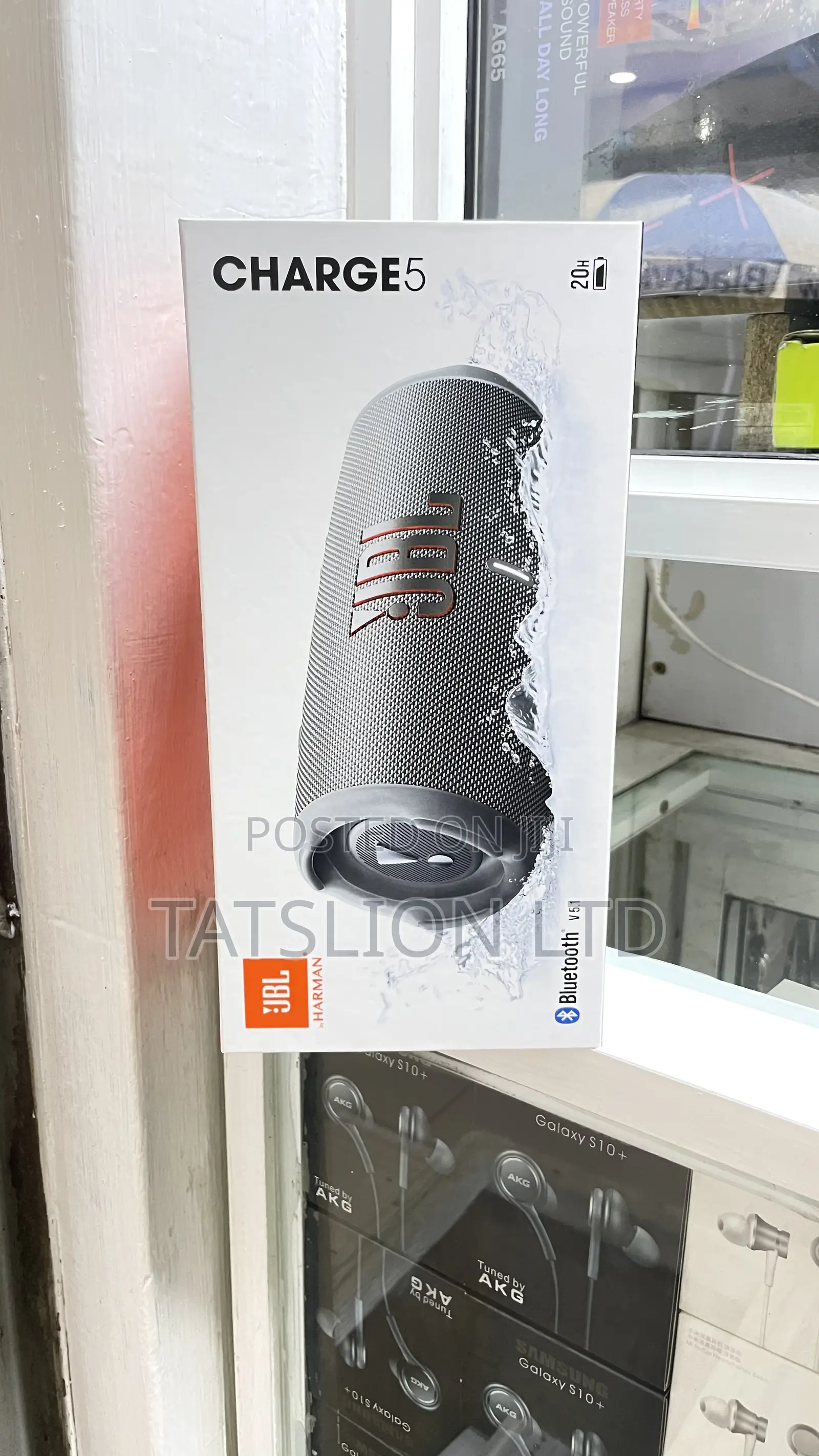 JBL Charge 5 Portable Waterproof Speaker - 40 Watt
