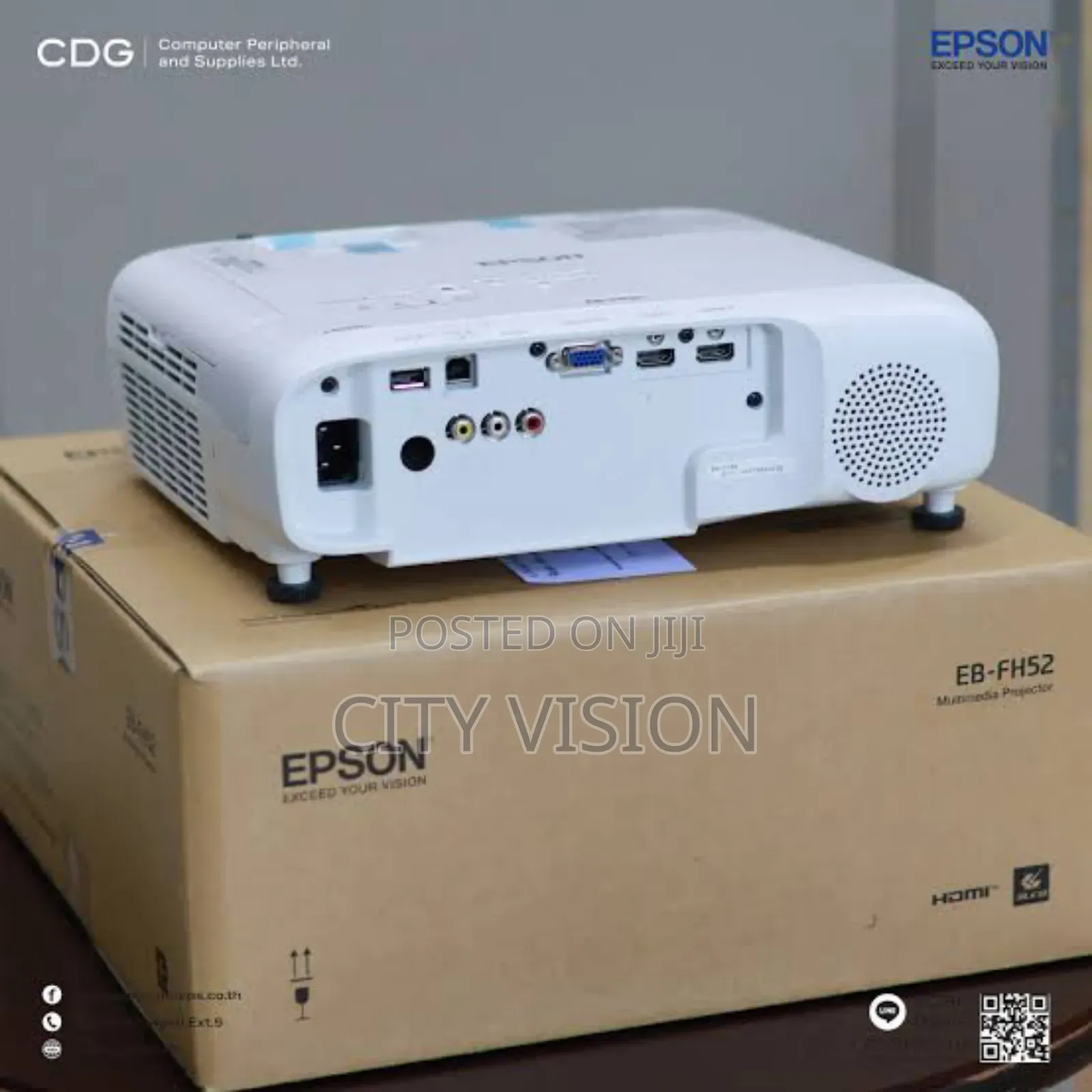 Epson Projector EB-FH52 4000 Lumens