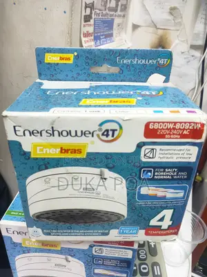Showerhead, Salty Water Showerhead Enershower Enerbras