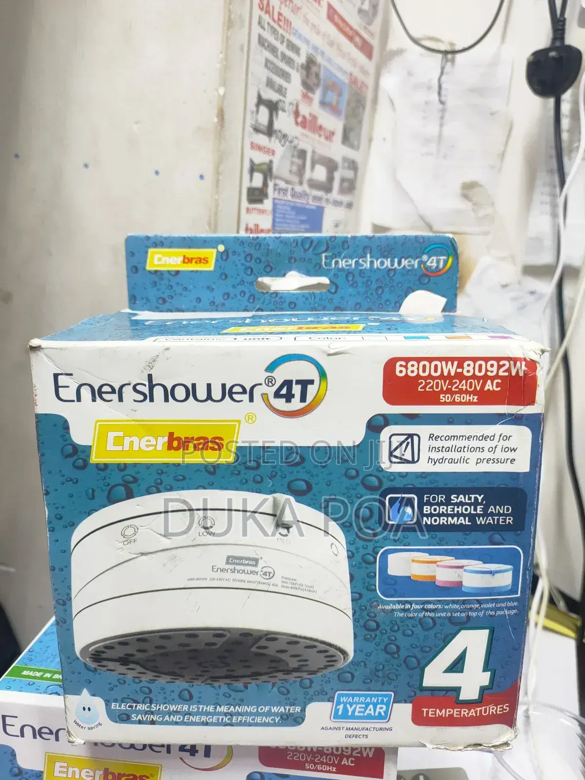 Enershower 4T Showerhead