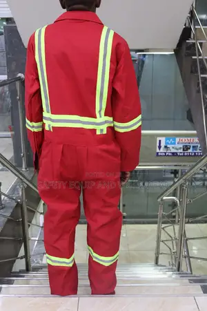Red Reflector Strips Overall