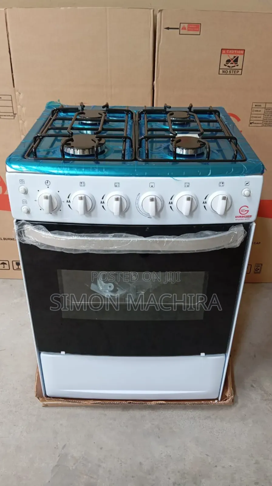 Eurochef Standing Cooker 4gas, Gas Oven 60cmx65cm