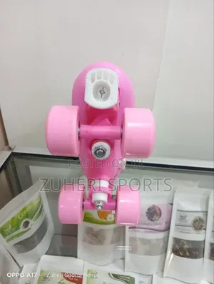 Roller Skate Shoes Pink, Adjustable Size
