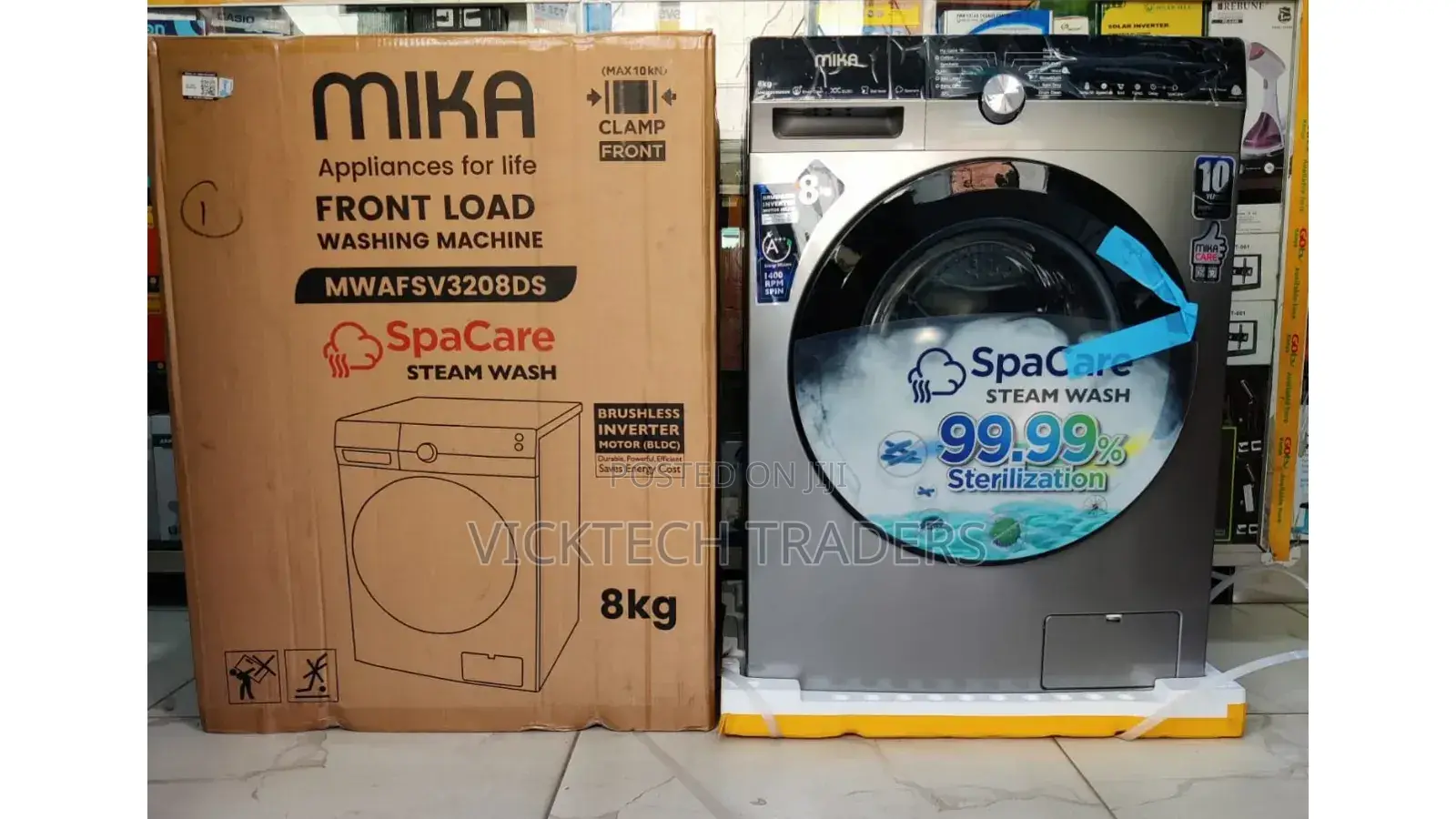 Washing Machine 8kgs Mika Front Load