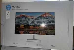 HP M27fw 27" FHD Ultra Slim LED Monitor, White Hp M27fw