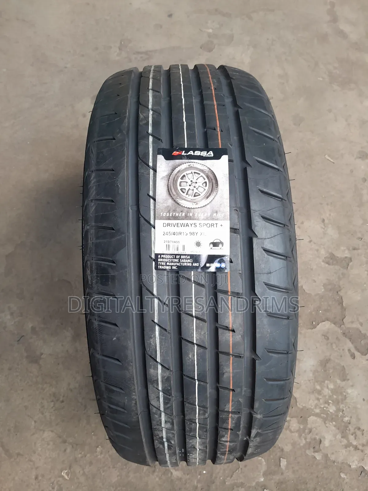 245/40r19 Lassa Tyres Made in Turkey Brand