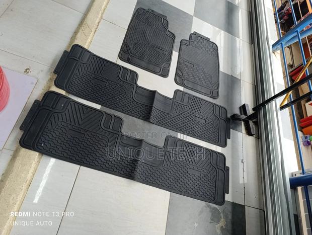 Weather-Resistant Rubber Mats for Seven-Seater Cars - main view