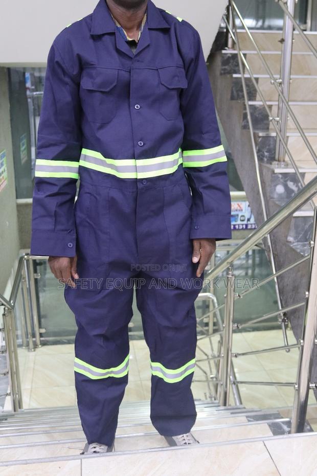 Reflective Overall Navy Blue - main view