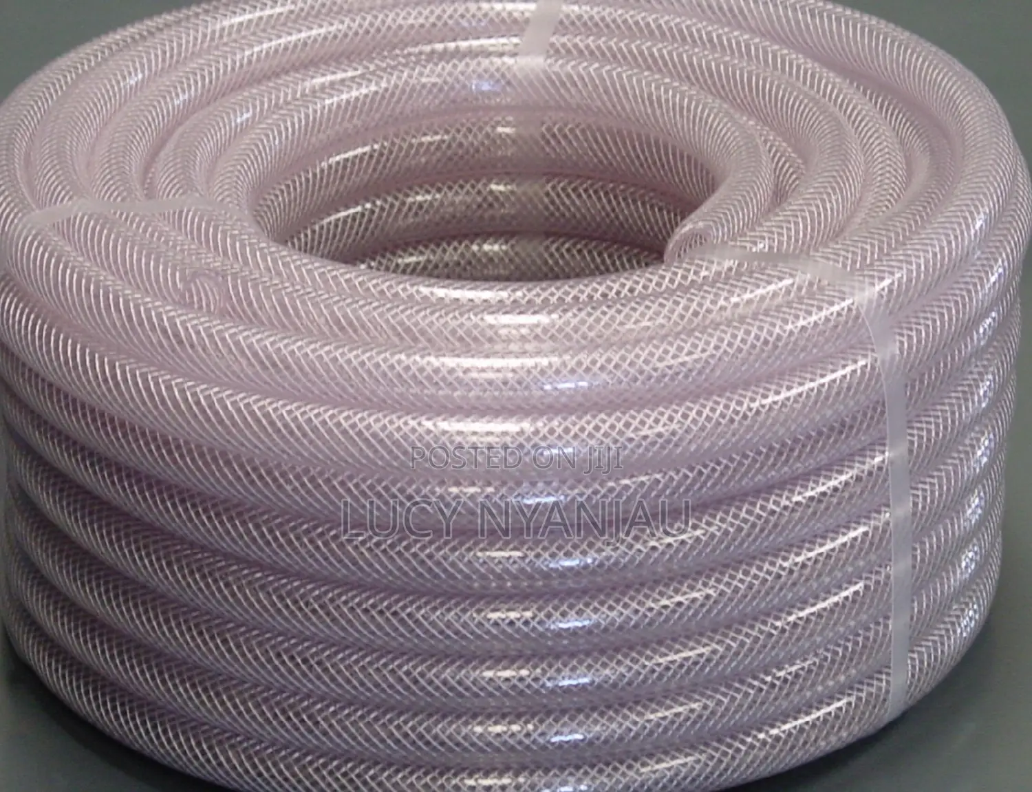 1 Inch by 50m Clear Garden Braided Hose-Pipes