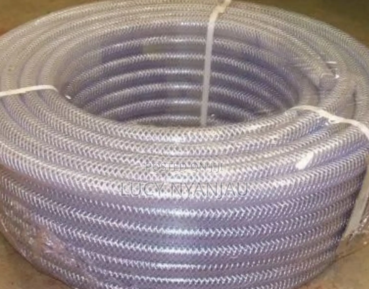 1inch by 50m Clear Braided Hose-Pipes