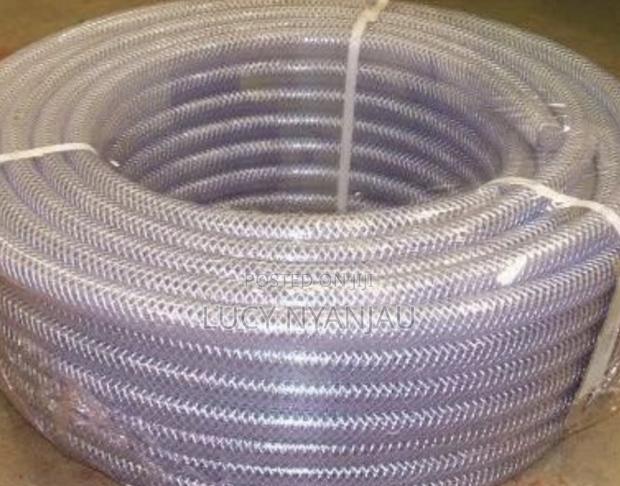 1inch by 50m Clear Braided Hose-Pipes - main view