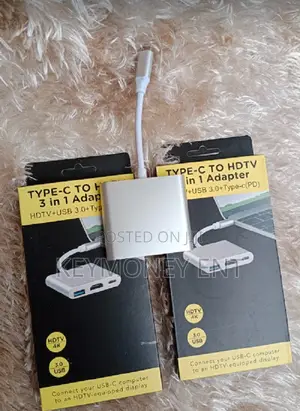 Macbook Data Adapter Type C 3 in 1 Hub