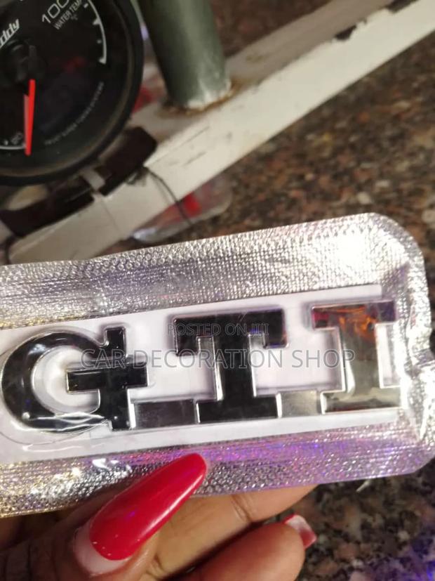 Silver GTI Sportish Badge