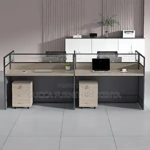 Workstations:4-Way Modish Rectangular Office Workstation