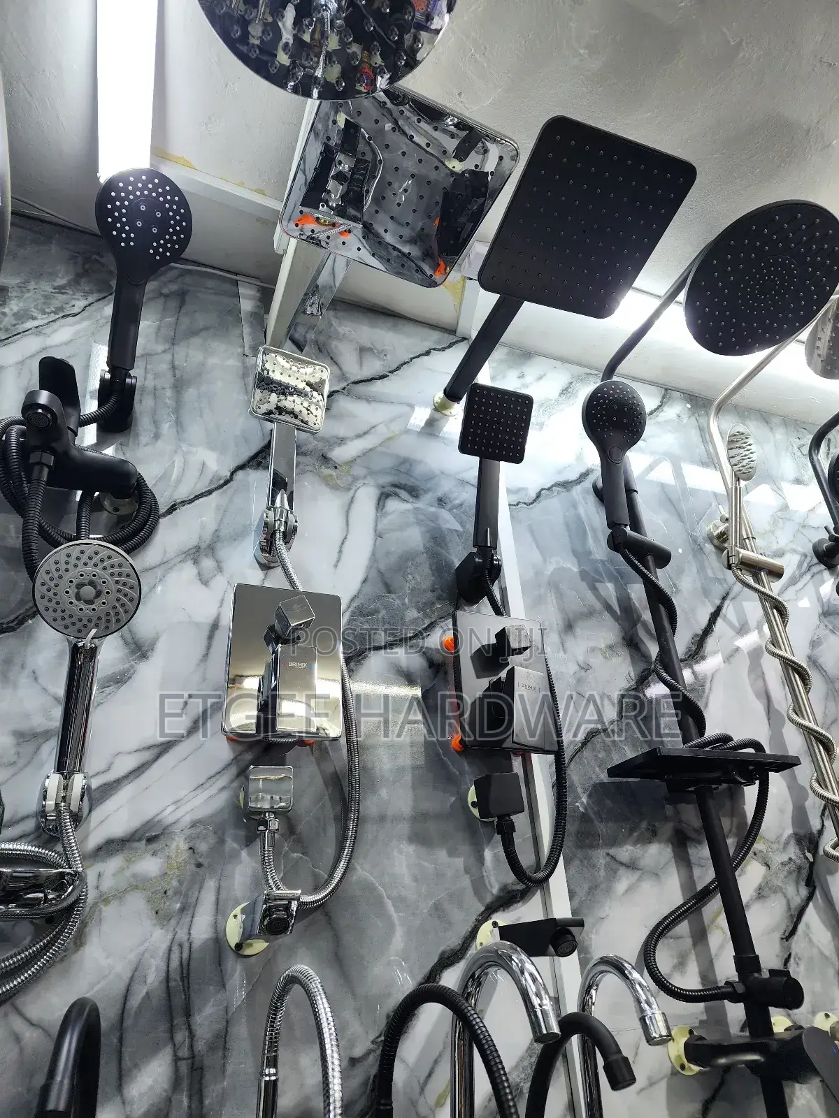 Five Way Concealed Shower Mixers