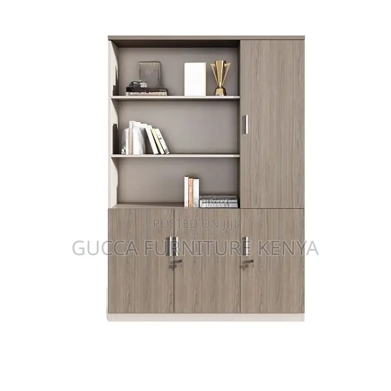 Cabinets:3-Door Cocoa Lumber Office Storage Cabinet