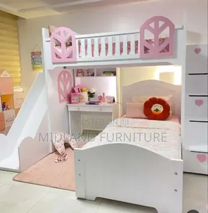 Kids Bunk Bed With Slide