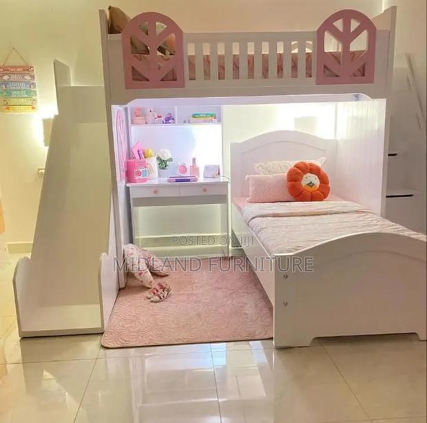 Kids Bunk Bed With Slide - main view