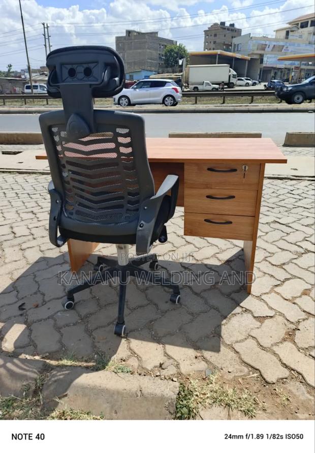 3 Drawers Office Table Plus Office Chair