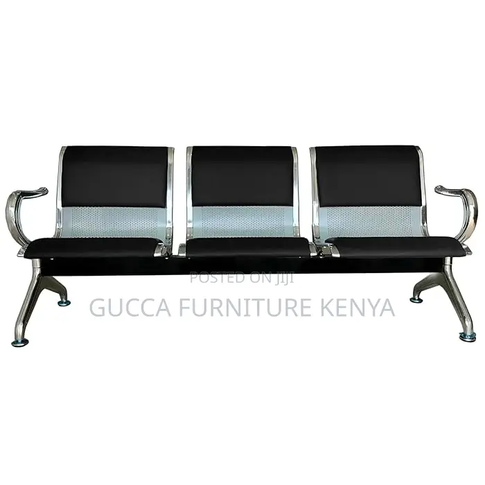 Benches:3-Seater Semi Padded Waiting Area Chair