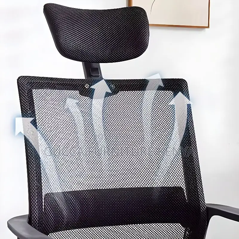 Office Chairs:Ergonomic Midnight Black Highback Office Chair
