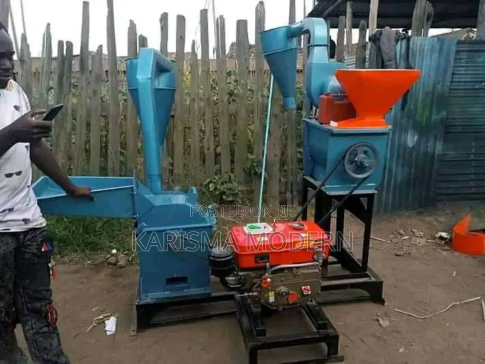 Combined Maize Poshomill Diesel Powered