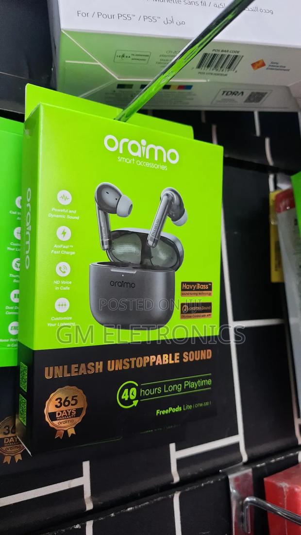 Oraimo Freepods-lite(Black) Available. - thumbnail 3