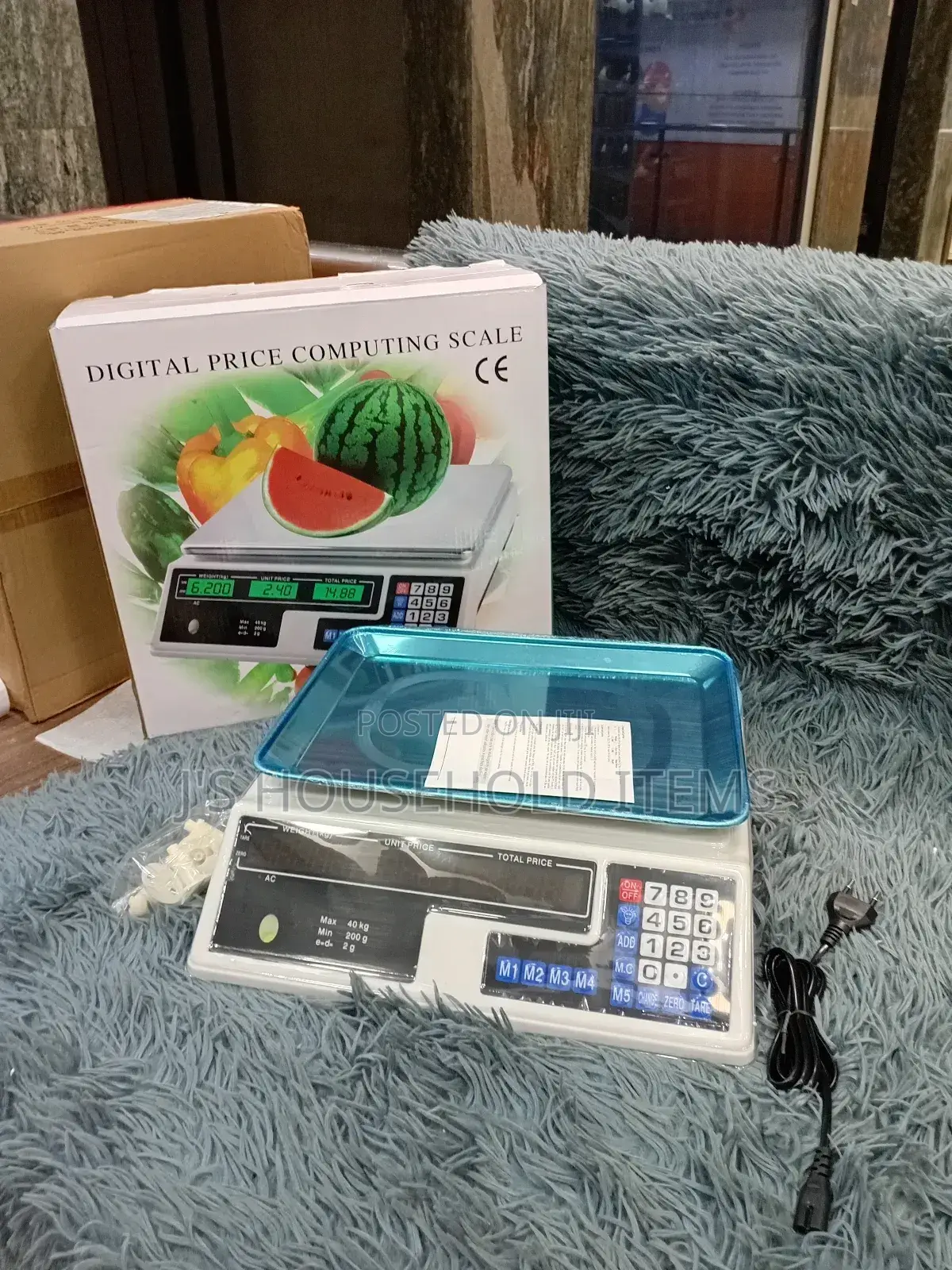 ACS 40kg Armless Digital Price Computing Scale
