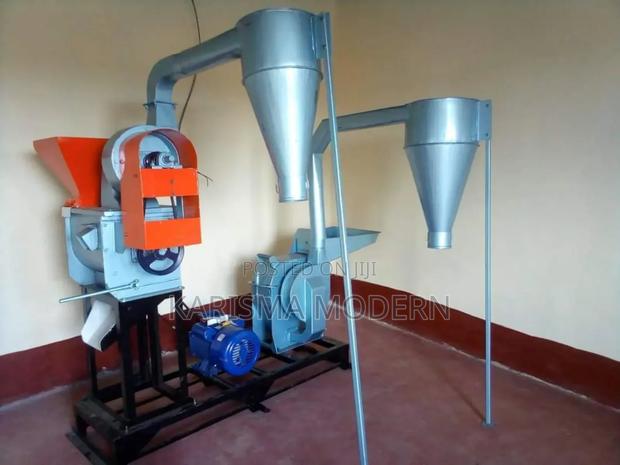Electric Powered Maize Huller and Poshomill