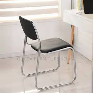 Office Chairs: Modern Simple Chrome Office Guest Chair