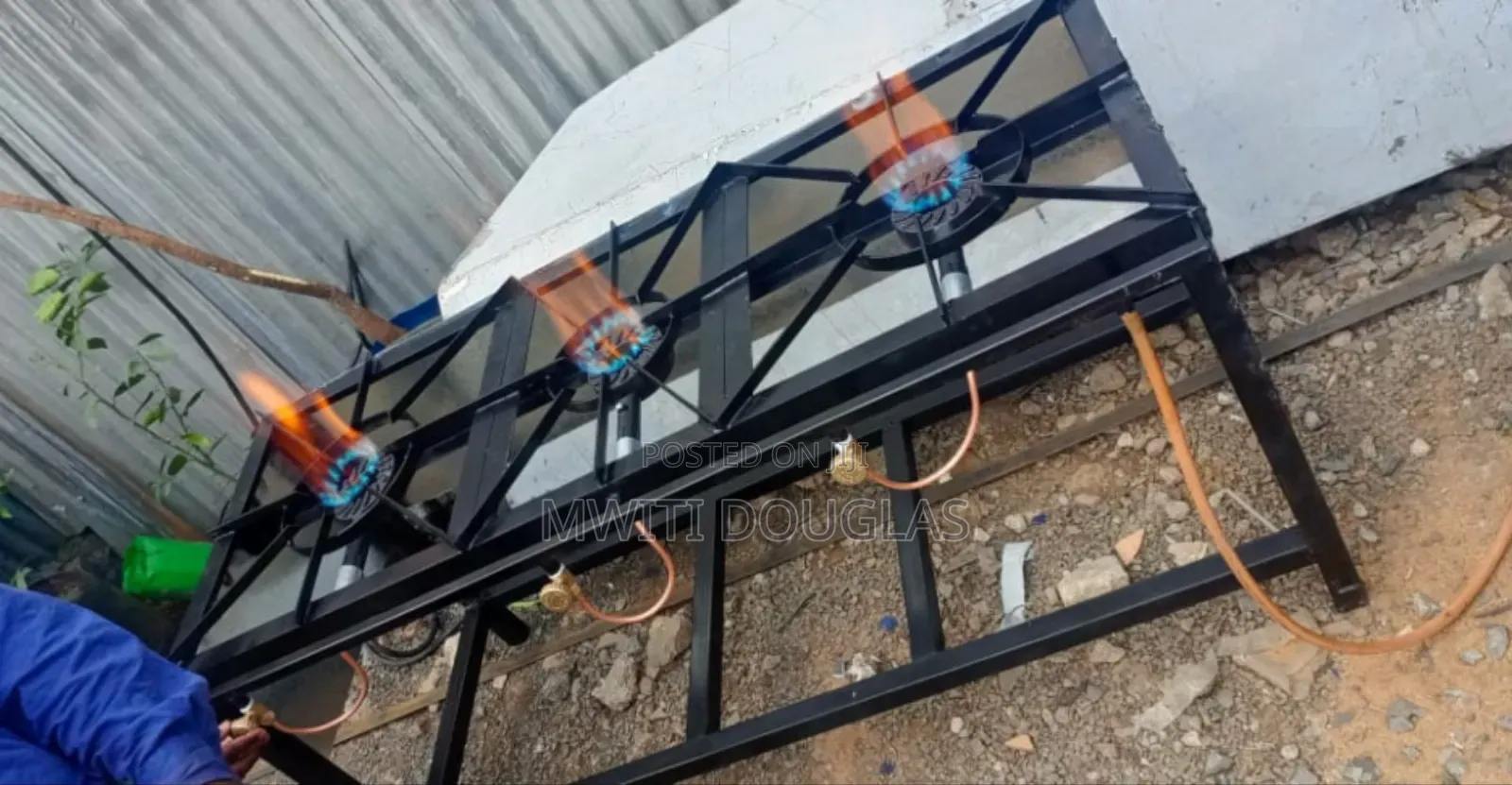 Legit Mild Steel Three Burner Gas Cooker 