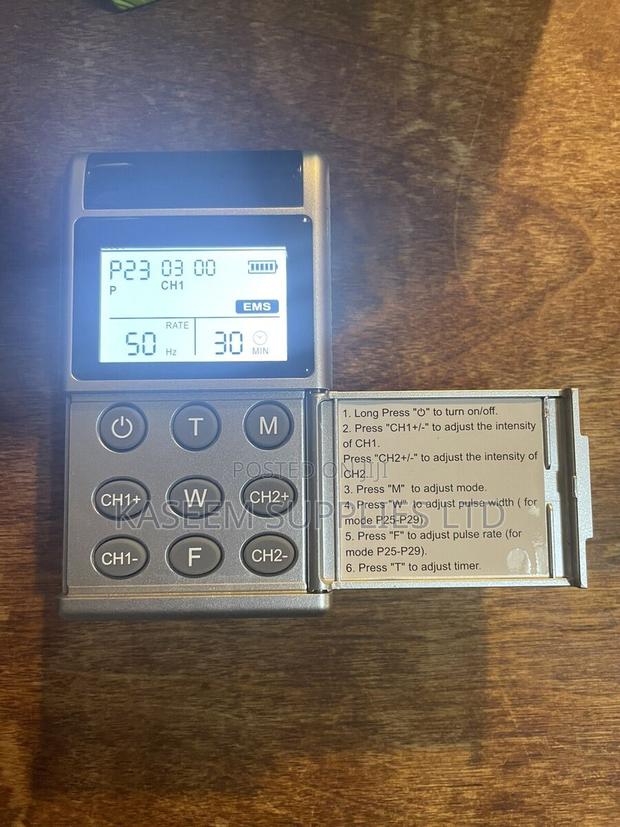 Rechargeable Digital EMS / TENS Machine (Muscle Stimulator) - main view
