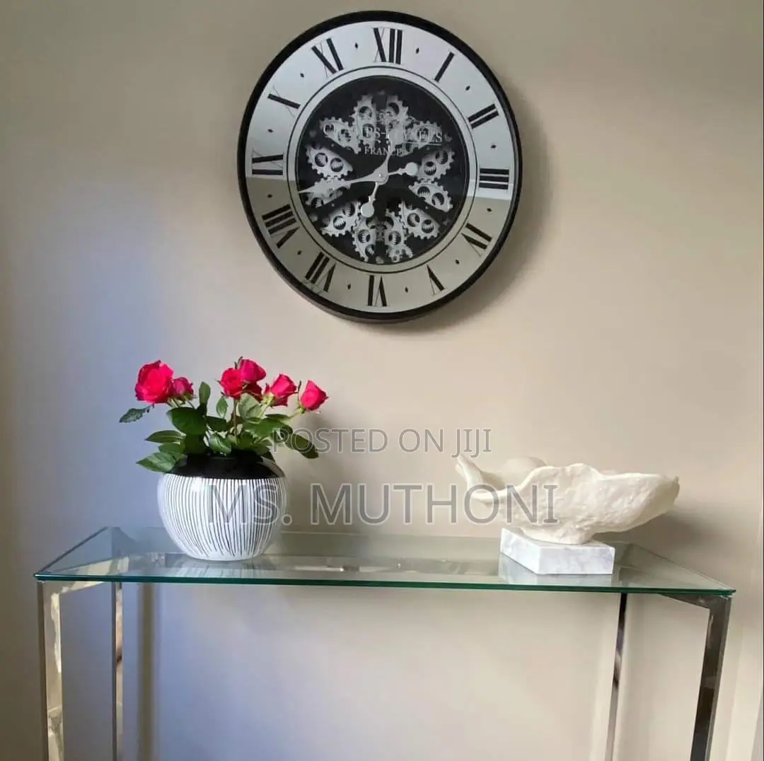 Real Moving Gears Antique, Vintage Wall Clock Vintage Clock