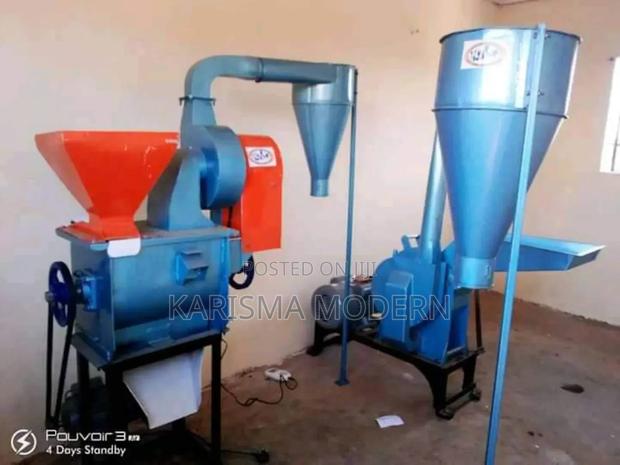 Separate Electric 5hp and 3hp Poshomill - main view