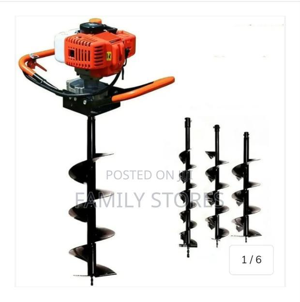 Earth Auger 4 Stroke With 3 Bits