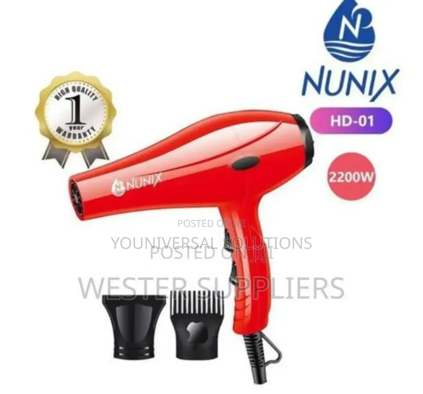 Nunix Hd-01 Blow Dry Hair Dryer