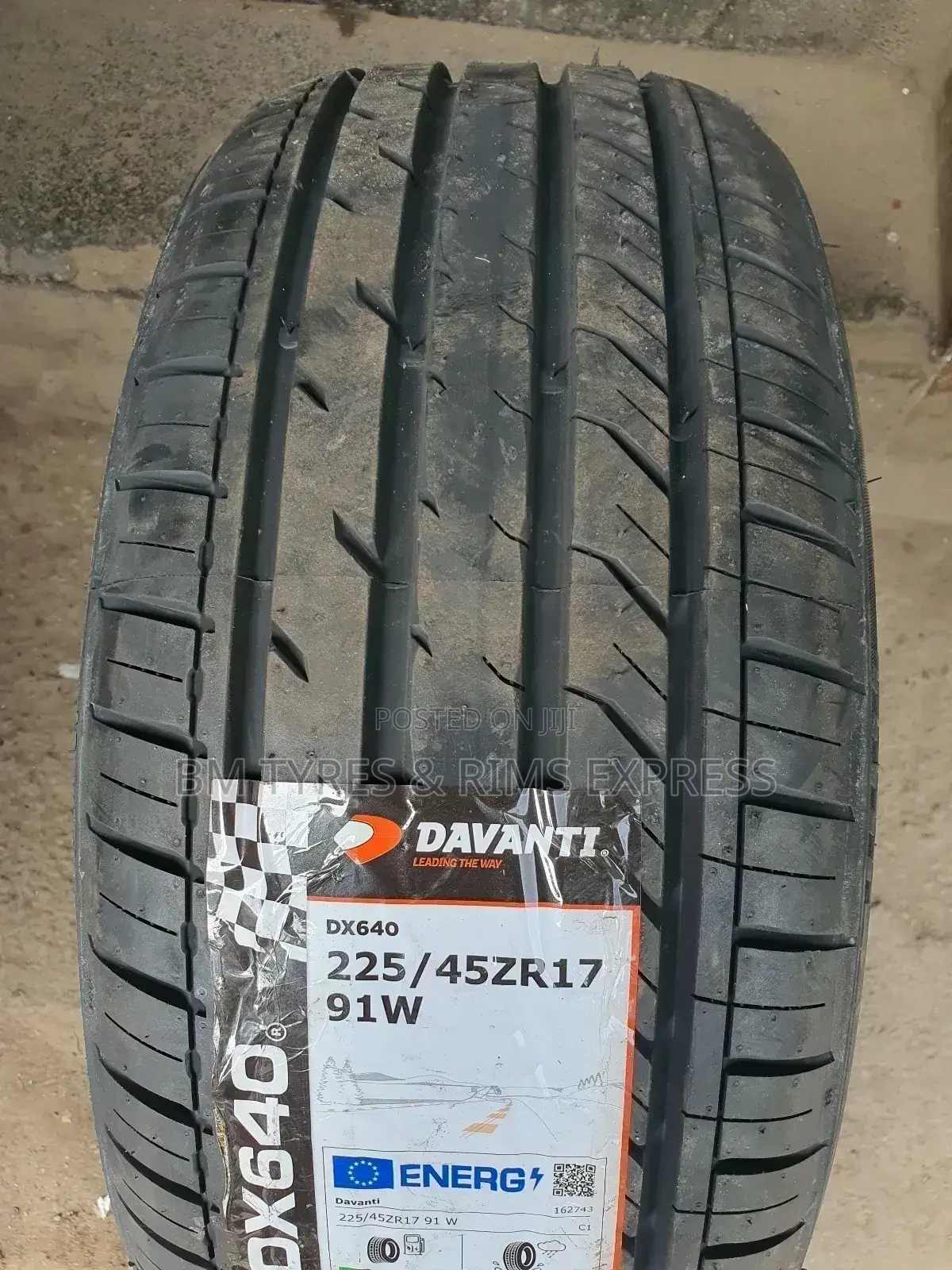 225 /45 R17 Davanti Tyres.