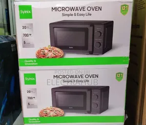Syinix Manual Microwave Oven New Sealed in a Shop