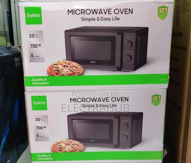 Syinix Manual Microwave Oven New Sealed in a Shop
