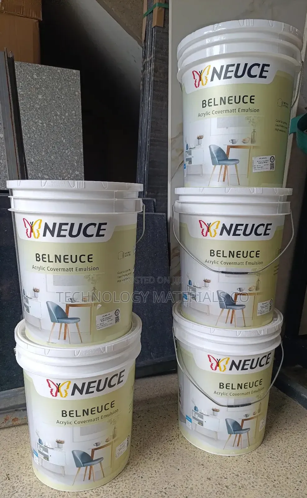 BELNEUCE Brilliant White Acrylic Covermatt Emulsion(20 L)