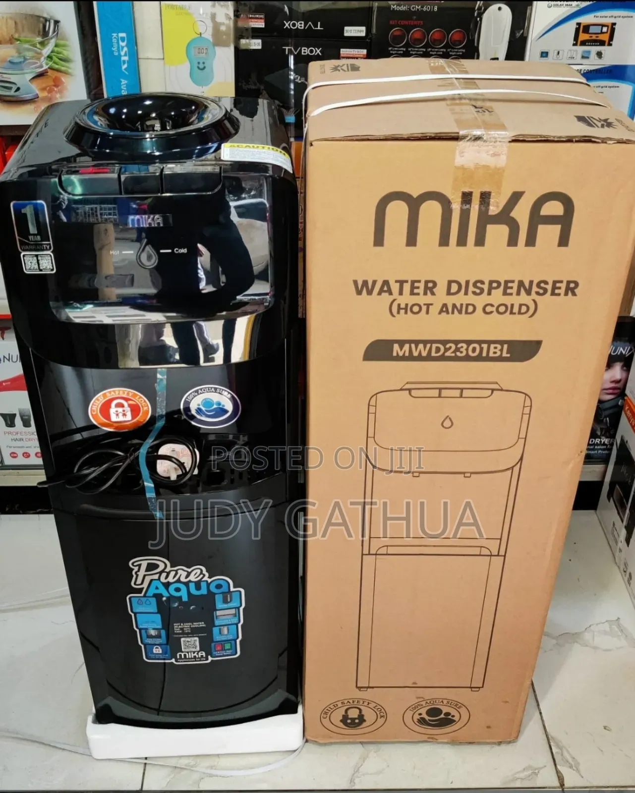 Mika Hot and Cold Water Dispenser