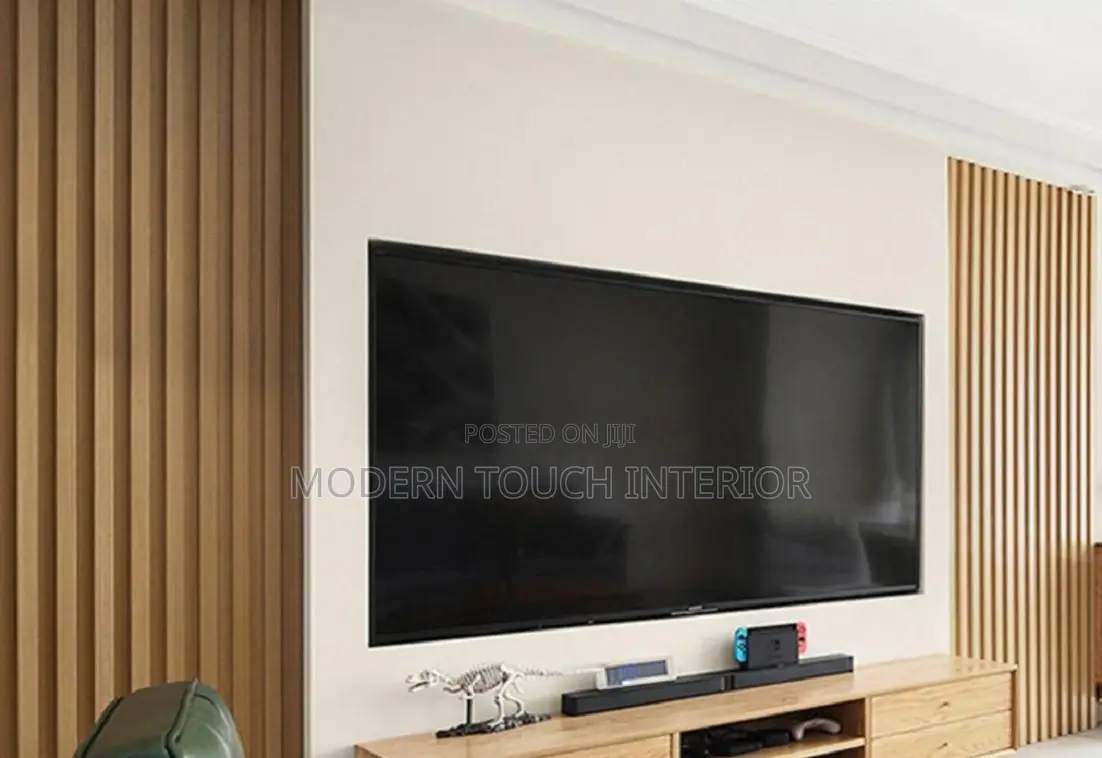 Brown WPC Fluted Wall Panels With Unique Texture