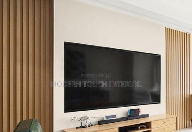 Brown WPC Fluted Wall Panels With Unique Texture
